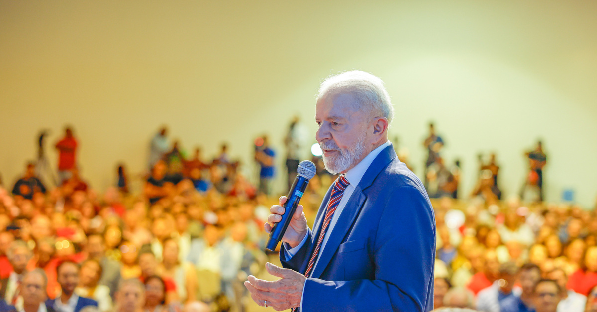 Brazilian President Luiz Inácio Lula da Silva announcing government investments in Rio Grande do Norte, 16 October 2024 (Lula Oficial/CC BY-SA 2.0)